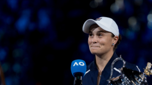 Ashleigh Barty en el Open de Australia 2022. Foto: Getty