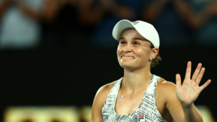 Ashleigh Barty en el Open de Australia 2022. Foto: Getty
