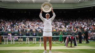 Barty se consagró en Wimbledon. Foto: Wimbledon / AELTC