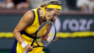 Victoria Azarenka en Indian Wells. Fuente: Getty