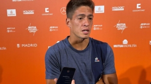 Sebastián Báez en Mutua Madrid Open 2023. Foto: gettyimages