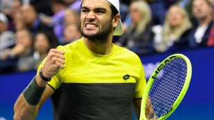 Matteo Berrettini todavía no sabe cuándo volverá a Italia. Foto: Getty