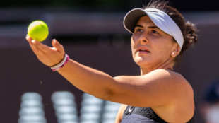 El calvario de Andreescu. Foto: Getty