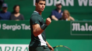 El tenista español cayó a las primeras de cambio en Montecarlo. Fuente: Getty