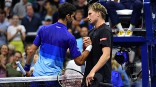 Brooskby: "Tenía la confianza de que podía ganar a Djokovic". Foto: Getty