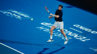 Cameron Norrie durante la Diriyah Tennis Cup. Foto: Getty