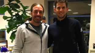 Nicolás Massú y Dominic Thiem