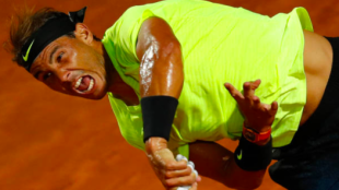 Rafael Nadal debutó con victoria en Roma. Fuente: Getty