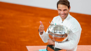 El 20ª de Rafael Nadal. Fuente: Getty