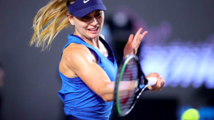 Paula Badosa golpea primero. Fuente: Getty