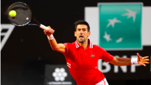 Novak Djokovic, en el torneo romano. Fuente: Getty