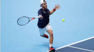 Diego Schwartzman en el O2 Arena. Fuente: Getty