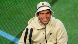 Carlos Alcaraz en Wimbledon 2023