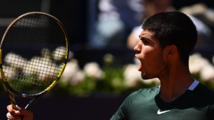Carlos Alcaraz en el Conde de Godó 2022. Foto: Getty