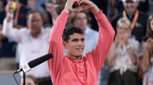 Toni Nadal habla de Carlos Alcaraz. Foto: gettyimages