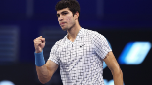 Carlos Alcaraz, campeón en NextGen ATP Finals 2021. Foto: gettyimages