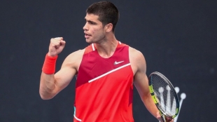 "Alcaraz ya ha llegado a su cuerpo ideal". Foto: Getty