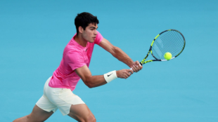 Carlos Alcaraz en el Miami Open 2023. Foto: Getty