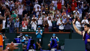 Carlos Alcaraz en Indian Wells. Foto: Getty
