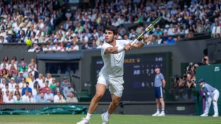 Carlos Alcaraz, orgulloso de su futuro. Foto: gettyimages