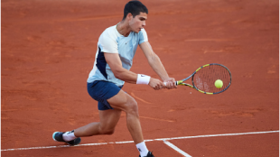 Carlos Alcaraz, posible titulo en Hamburgo. Foto: gettyimages