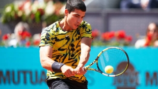 Carlos Alcaraz y Jan-Lennard Struff lucharán por el título en Madrid. Foto: Getty