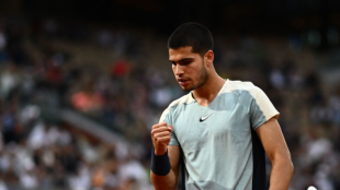 Carlos Alcaraz en Roland Garros 2022. Foto: Getty