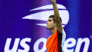 Carlos Alcaraz venció a Sinner en el US Open. Fuente: Getty