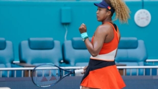 La tenista japonesa mostró su mejor versión en el Miami Open. Fuente: Getty