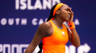 Coco Gauff en el Miami Open 2023. Foto: Getty