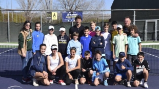 Juan Carlos Ferrero durante la concentración de febrero. Fuente: Academia Equelite