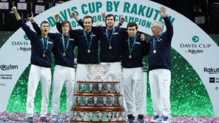 El último campeón de la Copa Davis, el equipo ruso. Foto: Getty