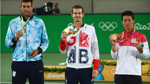 Podio en los Juegos Olímpicos de Rio 2016. Fuente: Getty
