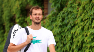 Daniil Medvedev en Wimbledon 2023. Foto: Getty