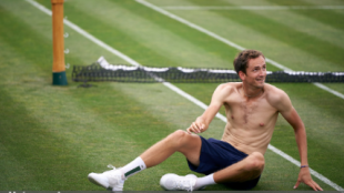 Daniil Medvedev habla de aspiraciones sobre hierba. Foto: gettyimages
