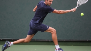 Daniil Medvedev, motivación en Indian Wells 2021. Foto: gettyimages