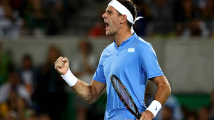 Juan Martín del Potro. Fuente: Getty