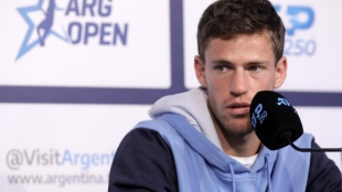 Schwartzman confirmó que tiene un desgarro. Foto: Argentina Open