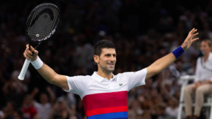 Novak Djokovic en la edición pasada del Paris-Bercy. Foto: Getty