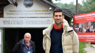 Novak Djokovic descansa en Visoko. Fuente: Getty