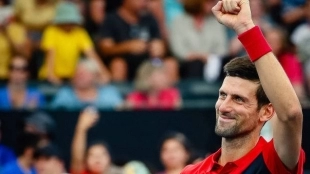 Djokovic: "La ATP Cup es una sensación parecida a la de un Mundial". Foto: Getty