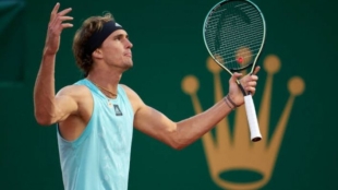 Zverev se llevó el partido con 25 golpes ganadores. Fuente: Getty