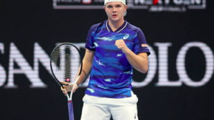 Dominic Stricker, una de las promesas del tenis suizo. Foto: Getty