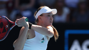 Elena Rybakina en el Open de Australia 2023. Foto: Getty