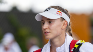 Elena Rybakina en Wimbledon 2023. Foto: Getty