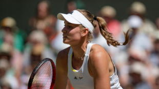 Elena Rybakina brilla en la final de Wimbledon. Fuente. Getty