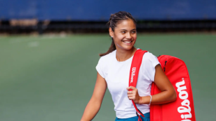 Emma Raducanu en el US Open 2022. Foto: Getty