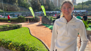 Cristina Bucsa en el Club de Tenis Valencia. Fuente: Punto de Break