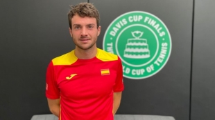 Pedro Martínez en la Copa Davis 2022. Fuente: Punto de Break