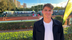 Timofey Skatov en el Club de Tenis Valencia. Fuente: Punto de Break